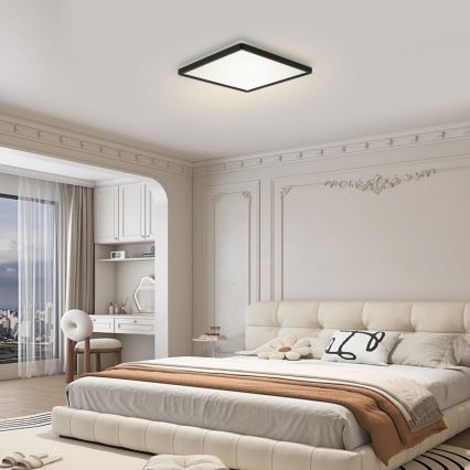 Brilagi - LED prigušiva svetiljka sa senzorom pokreta i sumraka ULTRA SLIM LED/18W/230V 30x30 cm + daljinski upravljač