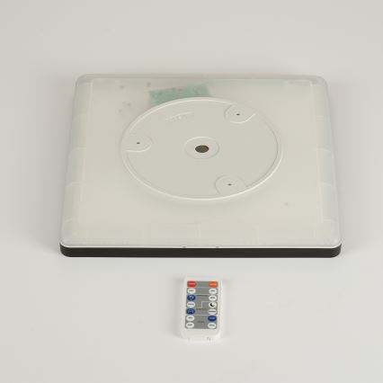 Brilagi - LED prigušiva svetiljka sa senzorom pokreta i sumraka ULTRA SLIM LED/18W/230V 30x30 cm + daljinski upravljač