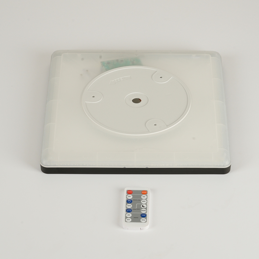 Brilagi - LED prigušiva svetiljka sa senzorom pokreta i sumraka ULTRA SLIM LED/18W/230V 30x30 cm + daljinski upravljač