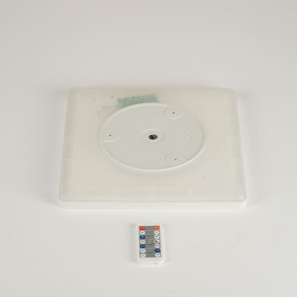 Brilagi - prigušiva LED svetiljka sa senzorom pokreta i sumraka ULTRA TANKA LED/18W/230V 30x30 cm + daljinski upravljač