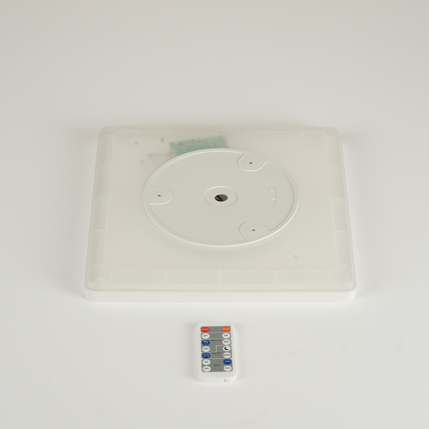 Brilagi - prigušiva LED svetiljka sa senzorom pokreta i sumraka ULTRA TANKA LED/18W/230V 30x30 cm + daljinski upravljač