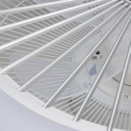 Brilagi - LED prigušiva svetiljka sa ventilatorom RONDA LED/48W/230V 3000-6000K srebrna + daljinski upravljač