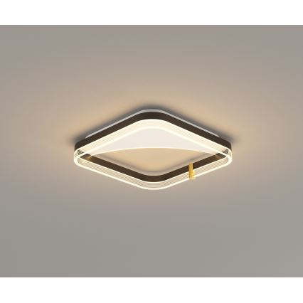 Brilagi - LED prigušiva plafonska svetiljka SIRELI LED/56W/230V 3000-6000K 40x40 cm + daljinski upravljač