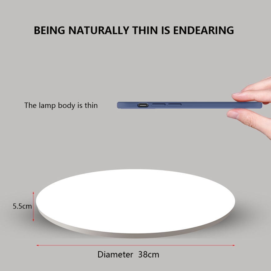 Brilagi - LED prigušiva svetiljka SMART STARS LED/24W/230V prečnika 38 cm 2700-6500K Wi-Fi Tuya + daljinski upravljač