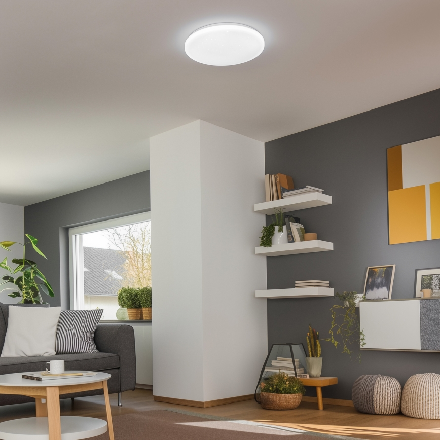 Brilagi - LED prigušiva svetiljka SMART STARS LED/36W/230V prečnik 48 cm 2700-6500K Wi-Fi Tuya + daljinski upravljač