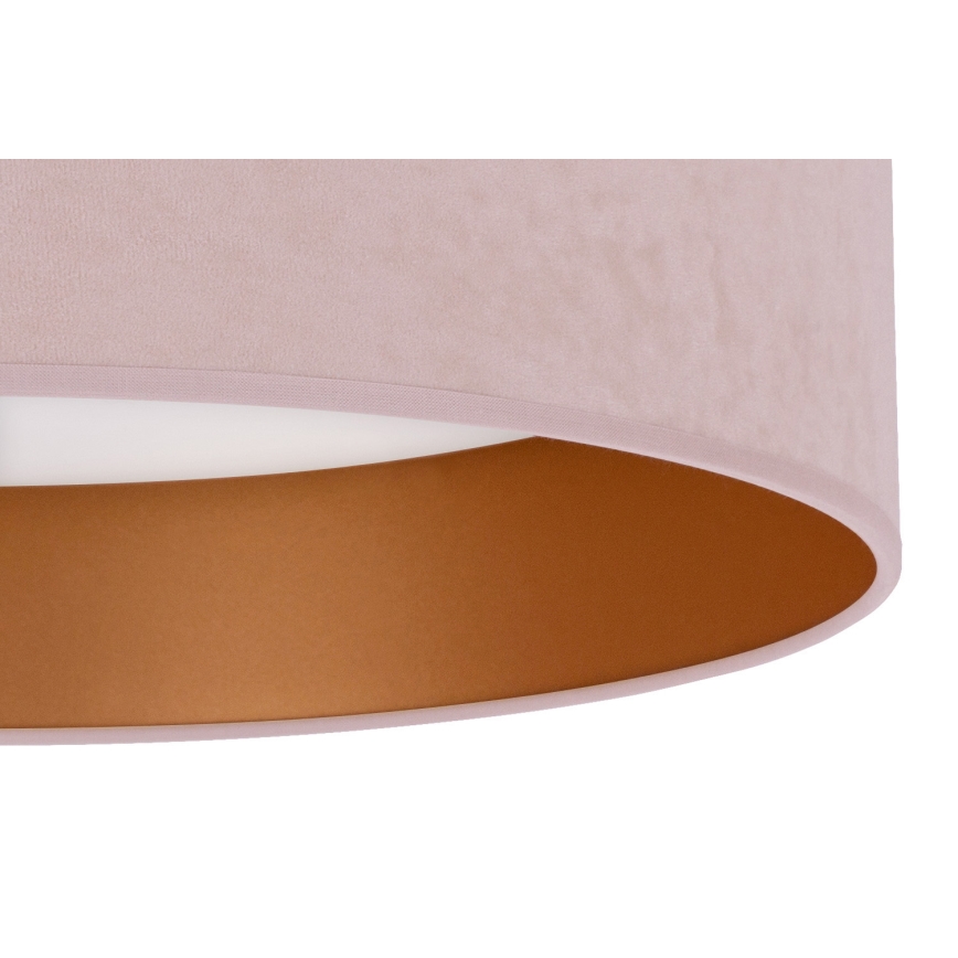 Brilagi - LED Prigušiva stropna svjetiljka VELVET SMART LED/24W/230V pr. 45 cm 2700-6500K Wi-Fi Tuya ružičasta/zlatna + daljinski upravljač