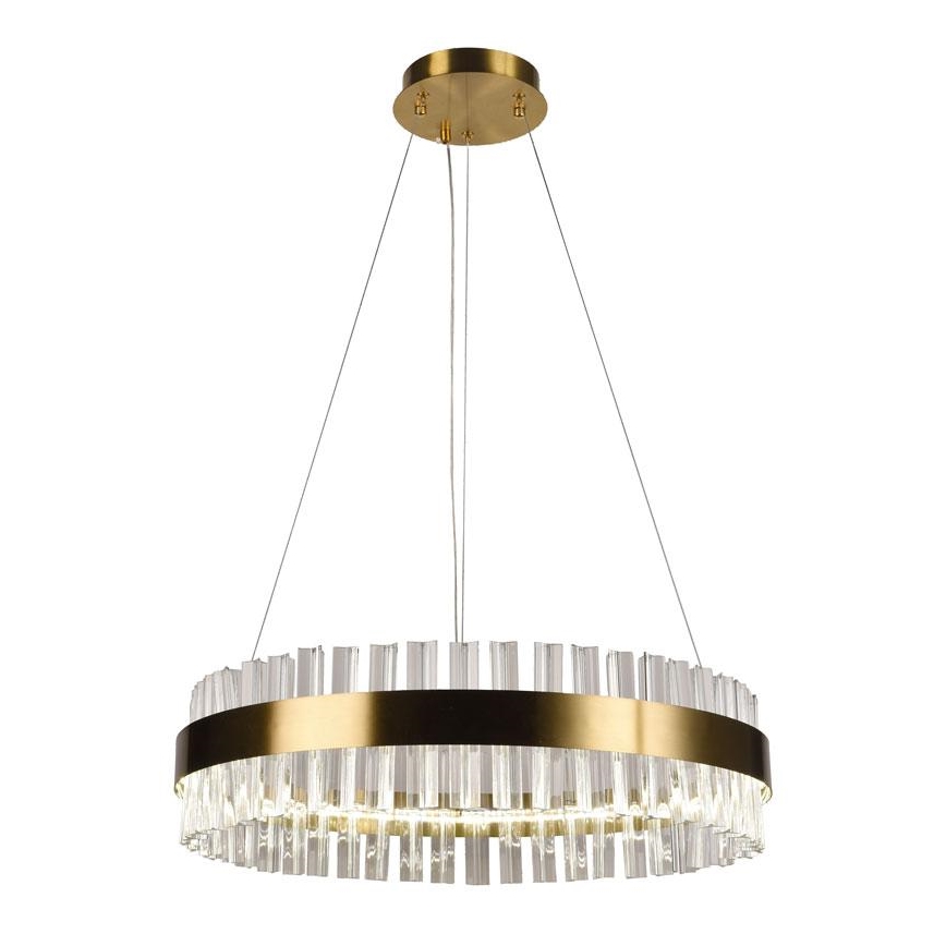 Brilagi - LED Prigušivi kristalni luster na lancu na sajli HALO LED/40W/230V + Daljinski upravljač
