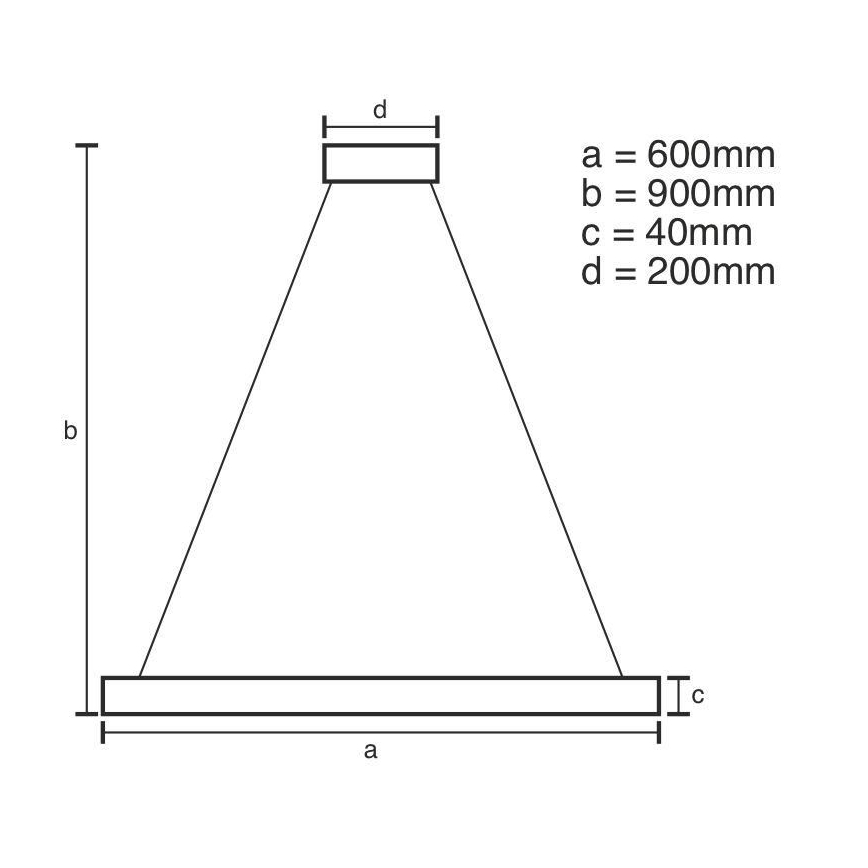 Brilagi - LED Prigušivi luster na sajli CIRCLE LED/42W/230V 3000-6500K braon + Daljinski upravljač