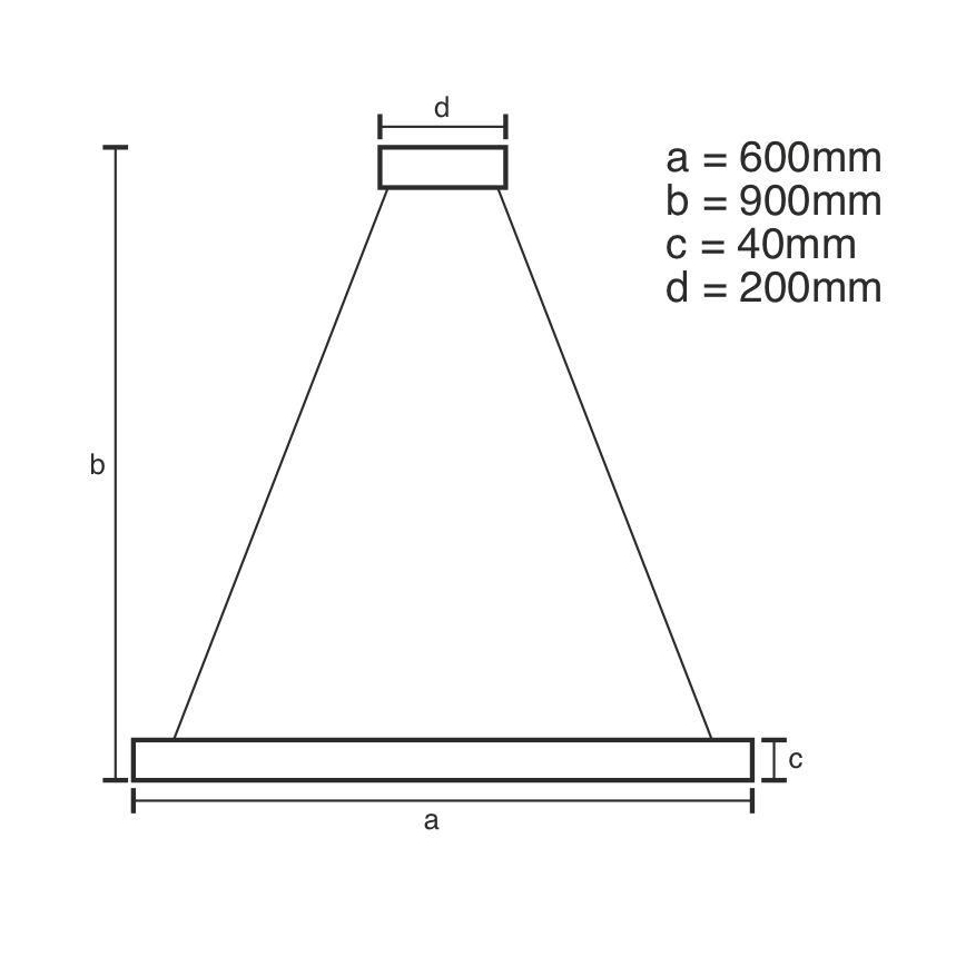 Brilagi - LED Prigušivi luster na sajli CIRCLE LED/42W/230V 3000-6500K + Daljinski upravljač