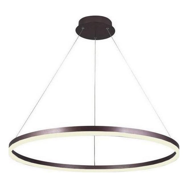 Brilagi - LED Prigušivi luster na sajli CIRCLE LED/55W/230V 3000-6500K braon + Daljinski upravljač