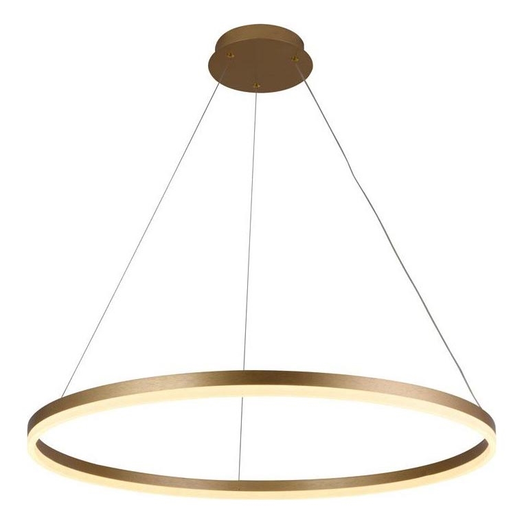 Brilagi - LED Prigušivi luster na sajli CIRCLE LED/55W/230V 3000-6500K zlatna + Daljinski upravljač