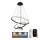 Brilagi - LED Prigušivi luster na sajli CIRCLE LED/90W/230V 3000-6500K + Daljinski upravljač
