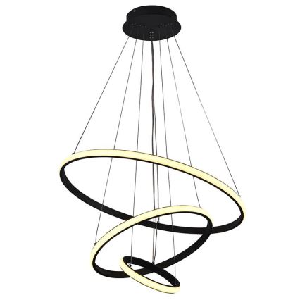 Brilagi - LED Prigušivi luster na sajli CIRCLE LED/90W/230V 3000-6500K + Daljinski upravljač