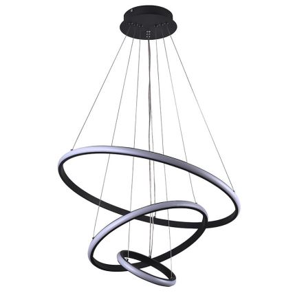 Brilagi - LED Prigušivi luster na sajli CIRCLE LED/90W/230V 3000-6500K + Daljinski upravljač