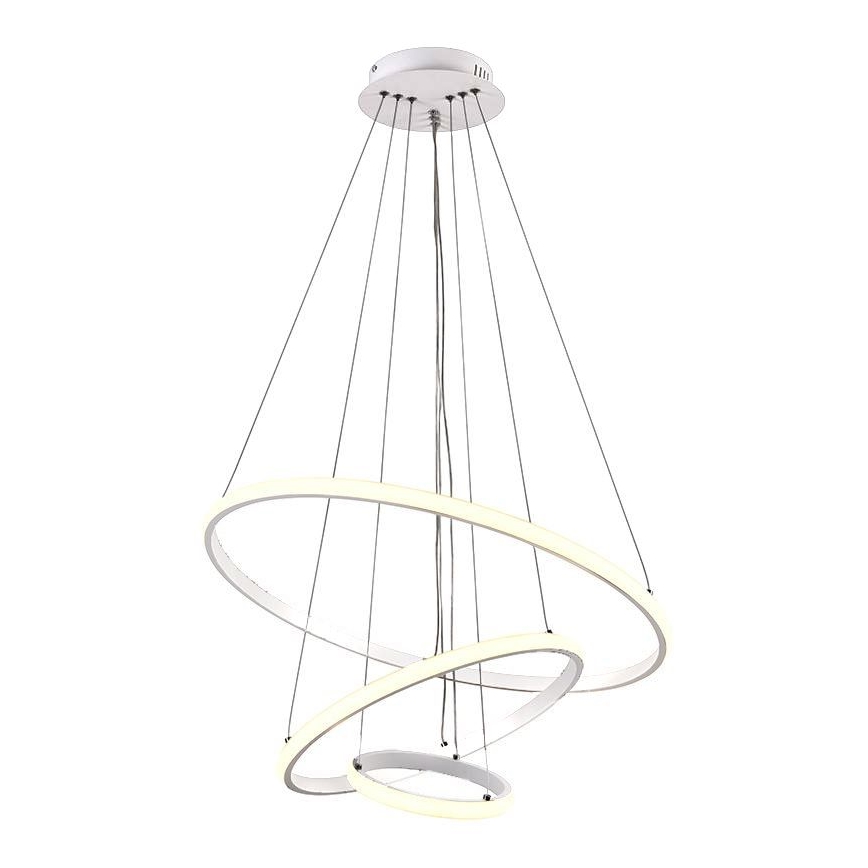 Brilagi - LED Prigušivi luster na sajli CIRCLE LED/90W/230V 3000-6500K + Daljinski upravljač