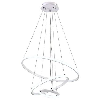 Brilagi - LED Prigušivi luster na sajli CIRCLE LED/90W/230V 3000-6500K + Daljinski upravljač