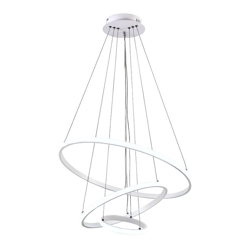 Brilagi - LED Prigušivi luster na sajli CIRCLE LED/90W/230V 3000-6500K + Daljinski upravljač
