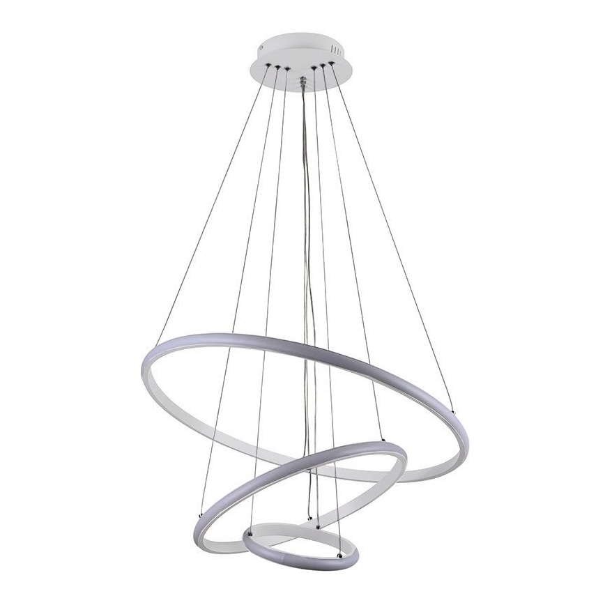 Brilagi - LED Prigušivi luster na sajli CIRCLE LED/90W/230V 3000-6500K + Daljinski upravljač