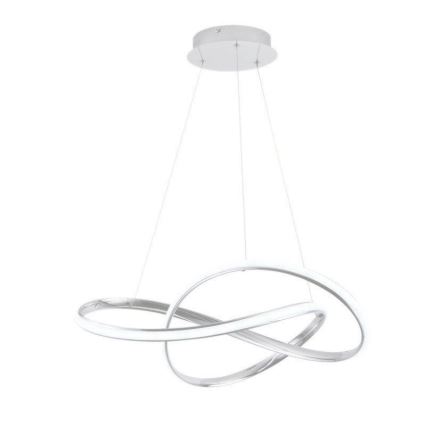Brilagi - LED Prigušivi luster na sajli COSMOWAVE LED/70W/230V 3000-6500K bela + Daljinski upravljač