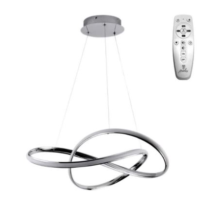 Brilagi - LED Prigušivi luster na sajli COSMOWAVE LED/70W/230V 3000-6500K bela + Daljinski upravljač
