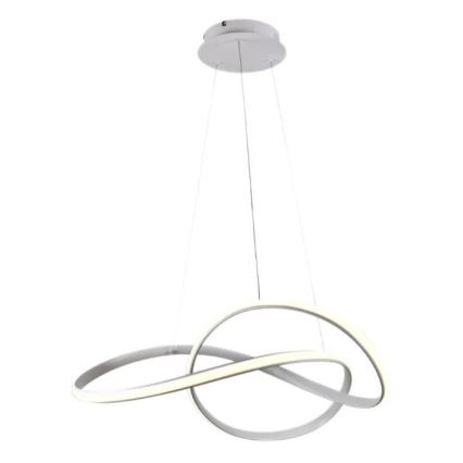Brilagi - LED Prigušivi luster na sajli COSMOWAVE LED/70W/230V 3000-6500K bela + Daljinski upravljač