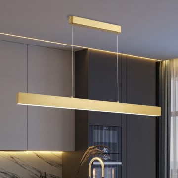 Brilagi - LED Prigušivi luster na sajli SLEEKLINE SMART LED/40W/230V 3000-6000K Wi-Fi Tuya zlatna + Daljinski upravljač