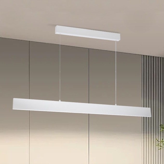 Brilagi - LED Prigušivi luster na sajli SLIMLINE LED/40W/230V 3000-6000K bela + Daljinski upravljač