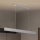 Brilagi - LED Prigušivi luster na sajli SLIMLINE LED/40W/230V 3000-6000K srebrno + Daljinski upravljač