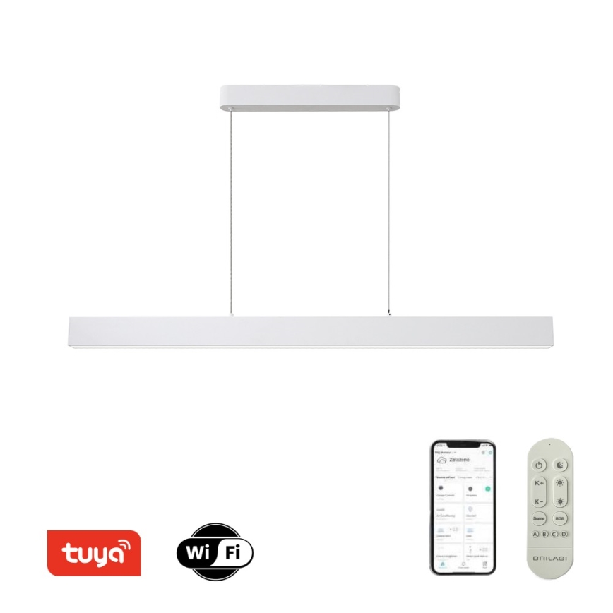 Brilagi - LED Prigušivi luster na sajli SLEEKLINE SMART LED/40W/230V 3000-6000K Wi-Fi Tuya bela + Daljinski upravljač