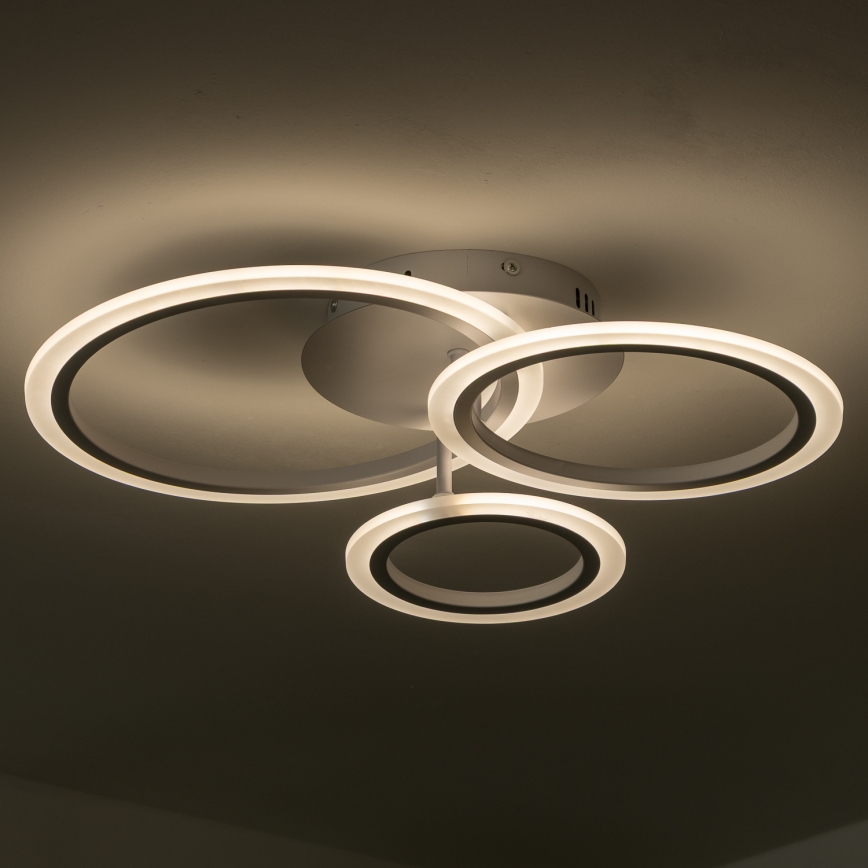 Brilagi - LED Prigušivi nadgradni luster ORBITS LED/40W/230V 3000-6500K bela + Daljinski upravljač