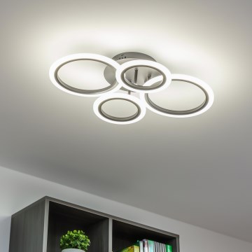 Brilagi - LED Prigušivi nadgradni luster ORBITS LED/50W/230V 3000-6500K + Daljinski upravljač