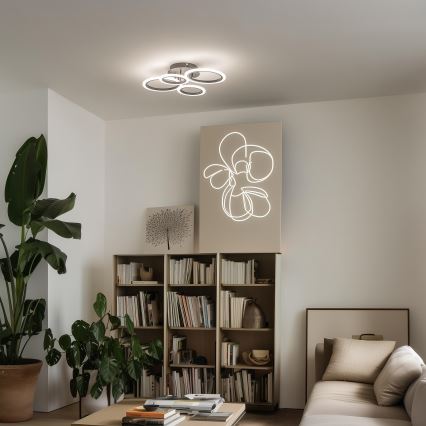 Brilagi - LED Prigušivi nadgradni luster ORBITS LED/50W/230V 3000-6500K + Daljinski upravljač