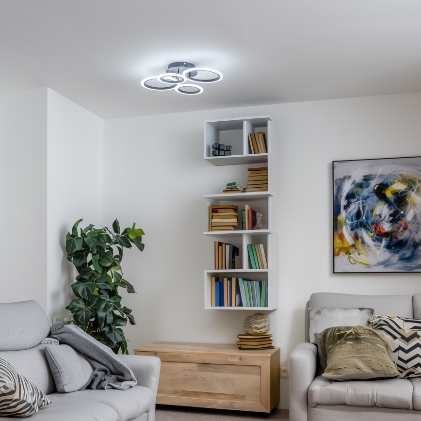 Brilagi - LED Prigušivi nadgradni luster ORBITS LED/50W/230V 3000-6500K + Daljinski upravljač