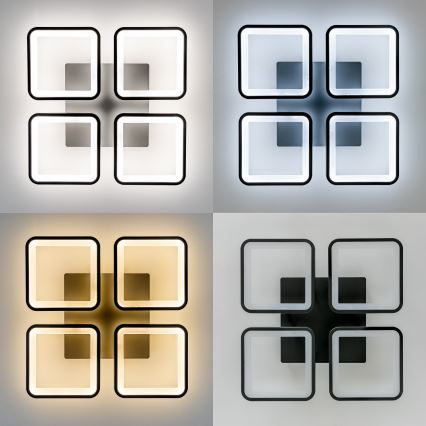 Brilagi - LED Prigušivi nadgradni luster SQUARED LED/85W/230V 3000-6500K + Daljinski upravljač