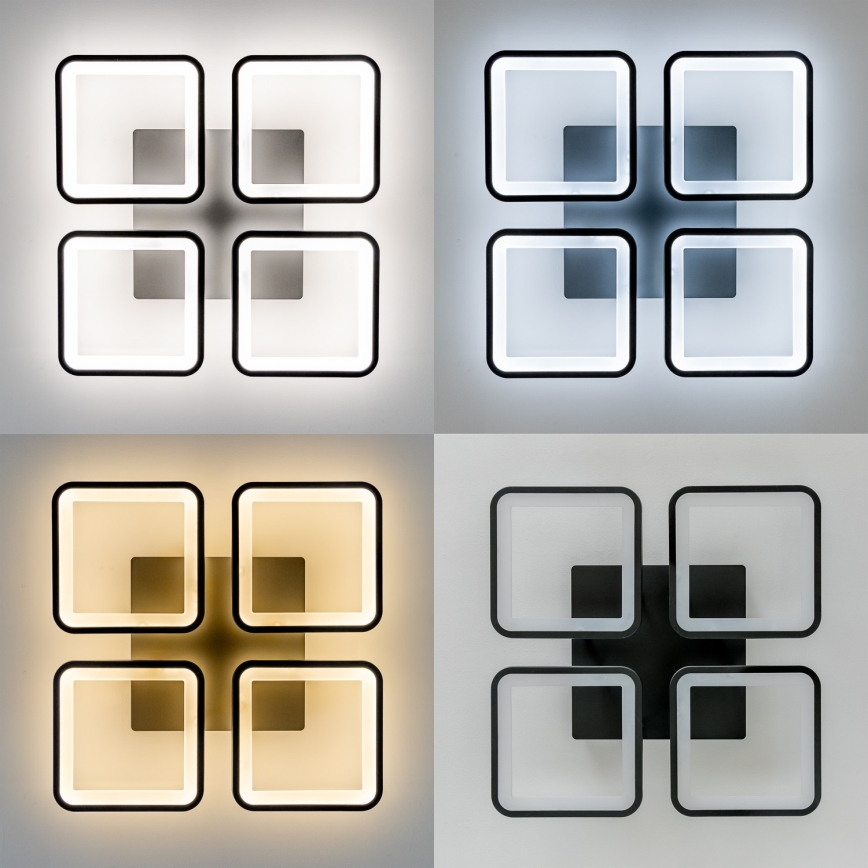 Brilagi - LED Prigušivi nadgradni luster SQUARED LED/85W/230V 3000-6500K + Daljinski upravljač