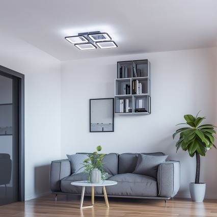 Brilagi - LED Prigušivi nadgradni luster SQUARED LED/85W/230V 3000-6500K + Daljinski upravljač