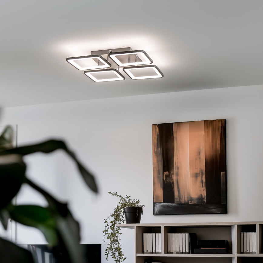 Brilagi - LED Prigušivi nadgradni luster SQUARED LED/85W/230V 3000-6500K + Daljinski upravljač