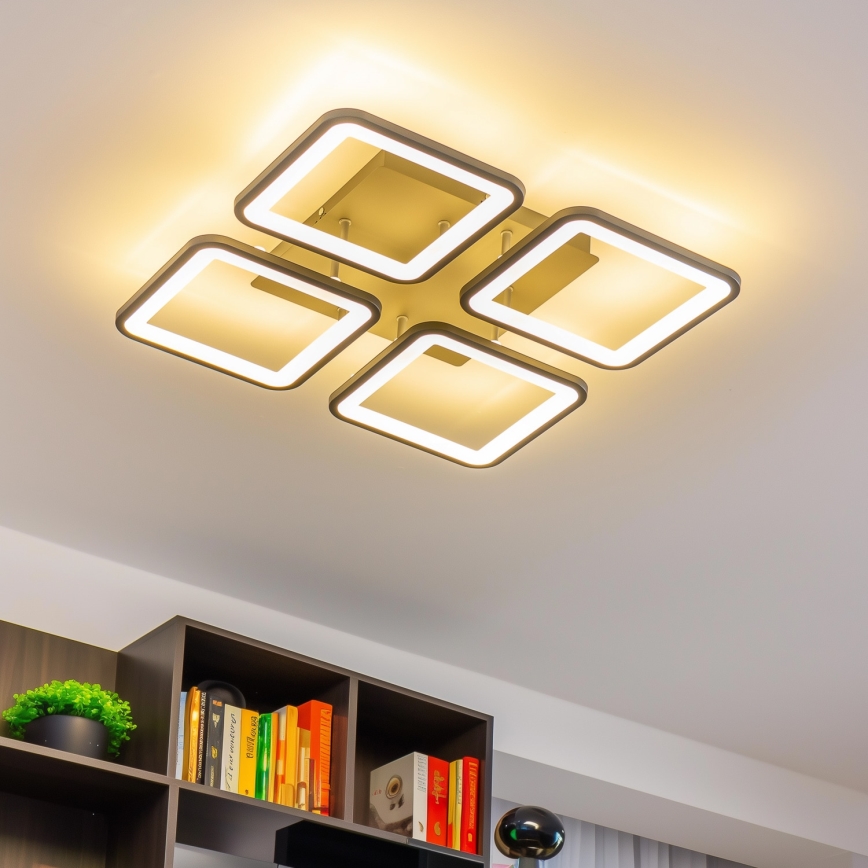 Brilagi - LED Prigušivi nadgradni luster SQUARED LED/85W/230V 3000-6500K + Daljinski upravljač