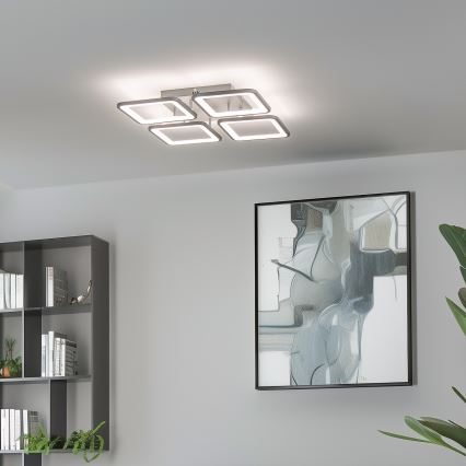 Brilagi - LED Prigušivi nadgradni luster SQUARED LED/85W/230V 3000-6500K + Daljinski upravljač