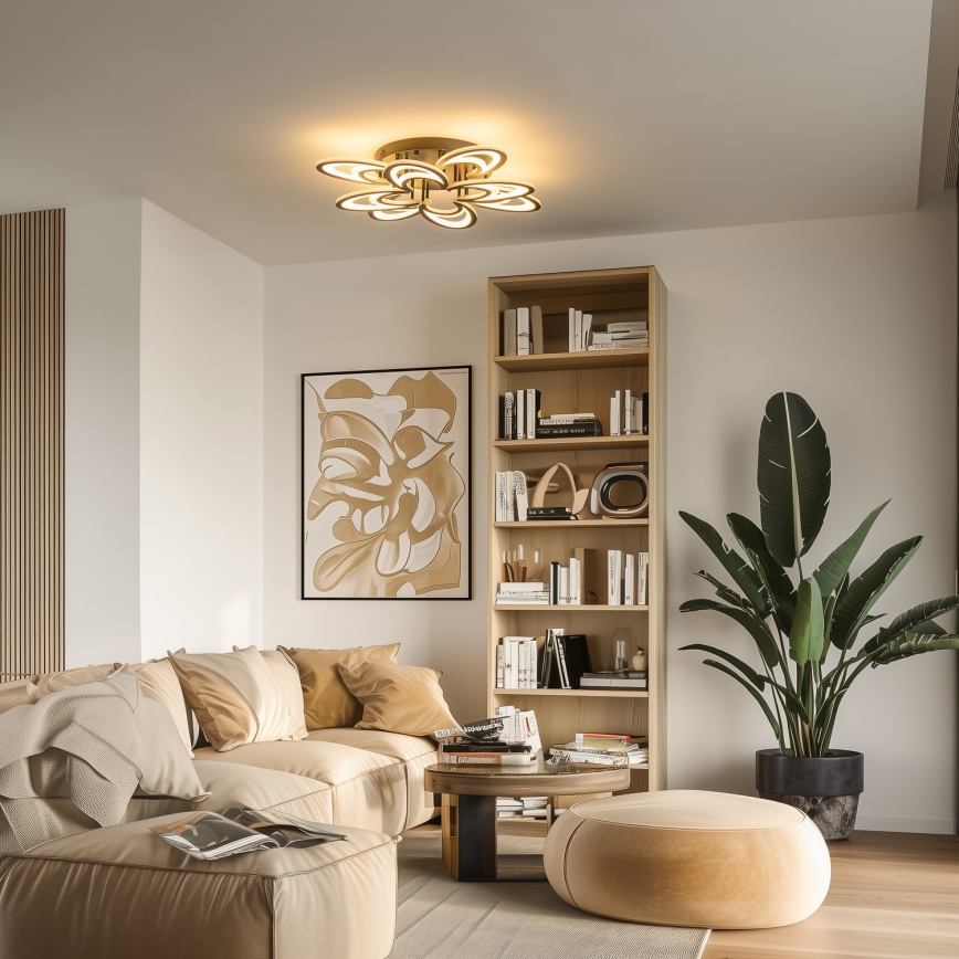 Brilagi - LED Prigušivi nadgradni luster TWIST LED/125W/230V 3000-6500K + Daljinski upravljač