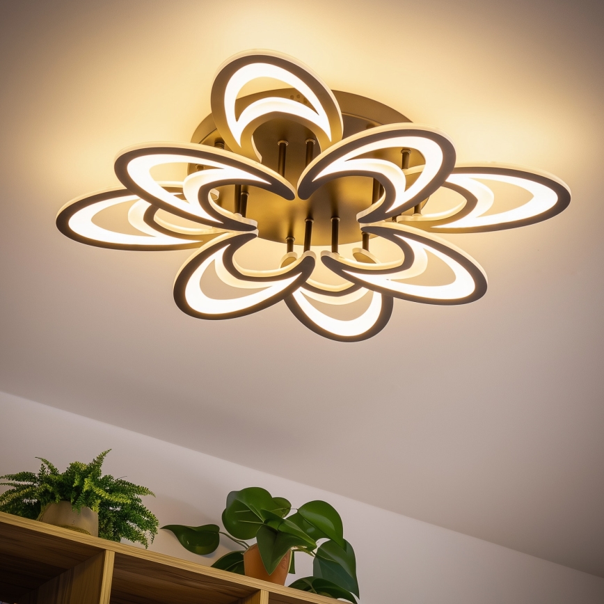 Brilagi - LED Prigušivi nadgradni luster TWIST LED/125W/230V 3000-6500K + Daljinski upravljač