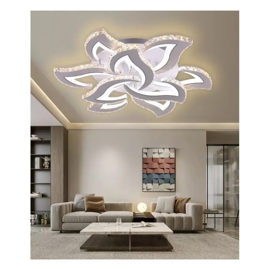 Brilagi - LED Prigušivi nadgradni luster TWIST LED/180W/230V 3000-6500K + Daljinski upravljač