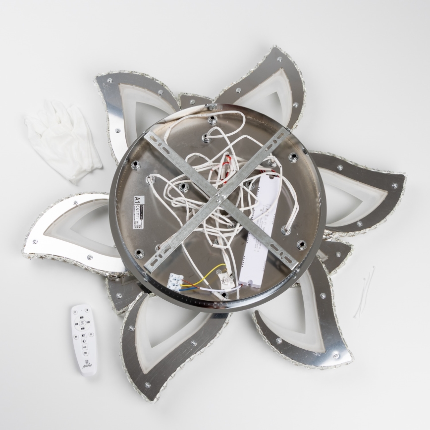 Brilagi - LED Prigušivi nadgradni luster TWIST LED/180W/230V 3000-6500K + Daljinski upravljač