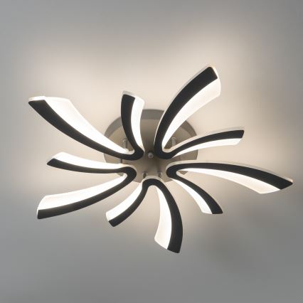 Brilagi - LED Prigušivi nadgradni luster TWIST LED/55W/230V 3000-6500K Antracit + Daljinski upravljač