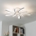 Brilagi - LED Prigušivi nadgradni luster TWIST LED/55W/230V 3000-6500K bela + Daljinski upravljač