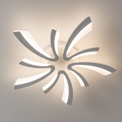 Brilagi - LED Prigušivi nadgradni luster TWIST LED/55W/230V 3000-6500K bela + Daljinski upravljač