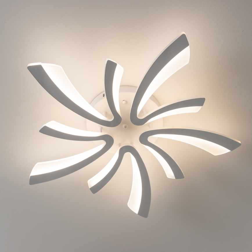 Brilagi - LED Prigušivi nadgradni luster TWIST LED/55W/230V 3000-6500K bela + Daljinski upravljač