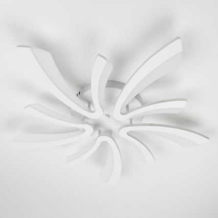 Brilagi - LED Prigušivi nadgradni luster TWIST LED/55W/230V 3000-6500K bela + Daljinski upravljač