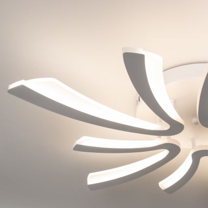 Brilagi - LED Prigušivi nadgradni luster TWIST LED/55W/230V 3000-6500K bela + Daljinski upravljač