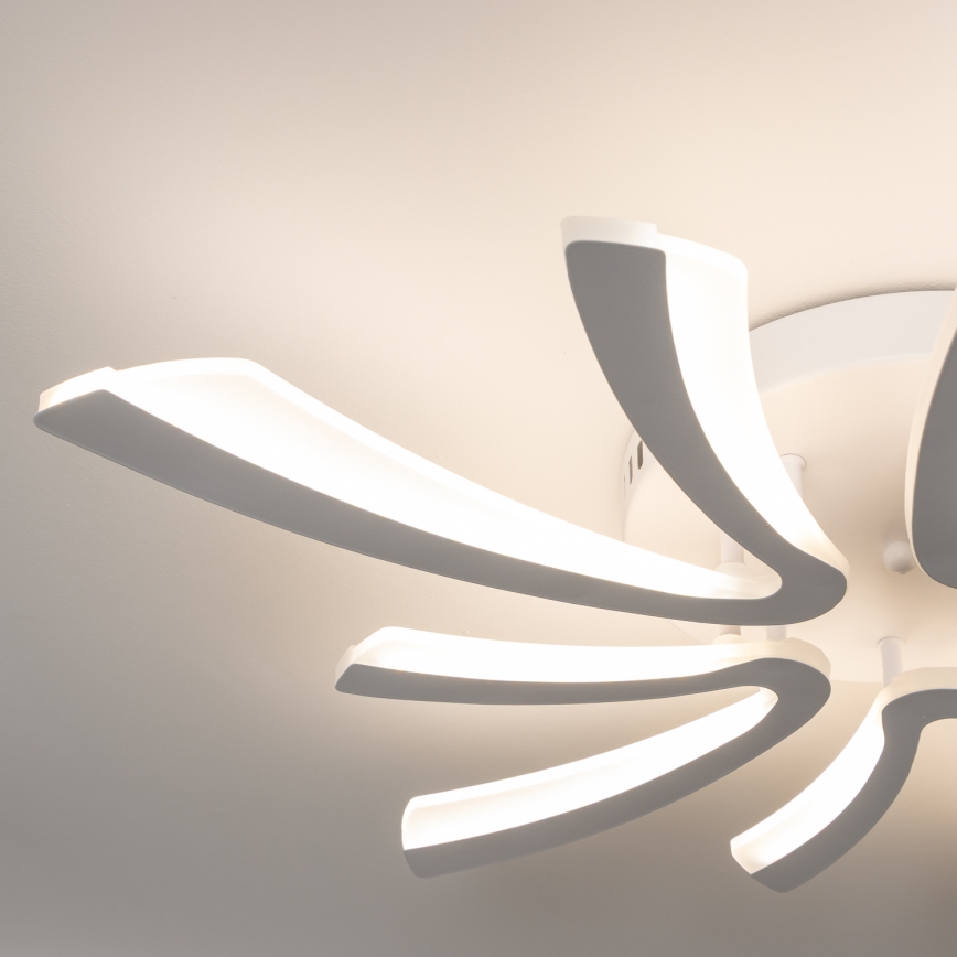 Brilagi - LED Prigušivi nadgradni luster TWIST LED/55W/230V 3000-6500K bela + Daljinski upravljač
